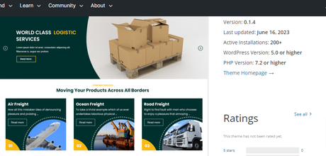 Movers and Packers- Moving company WordPress Themes