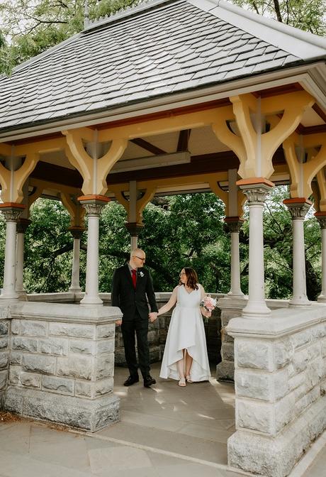 Katie and Nick’s Elopement Wedding on Belvedere Castle Terrace