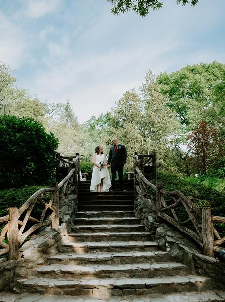 Katie and Nick’s Elopement Wedding on Belvedere Castle Terrace