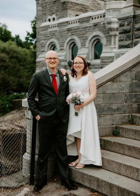 Katie and Nick’s Elopement Wedding on Belvedere Castle Terrace