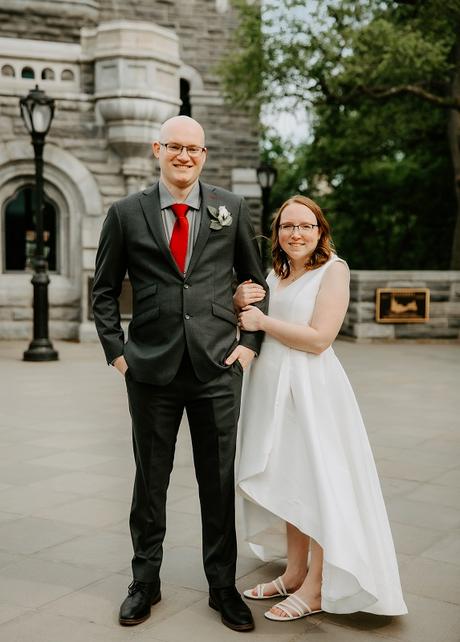 Katie and Nick’s Elopement Wedding on Belvedere Castle Terrace