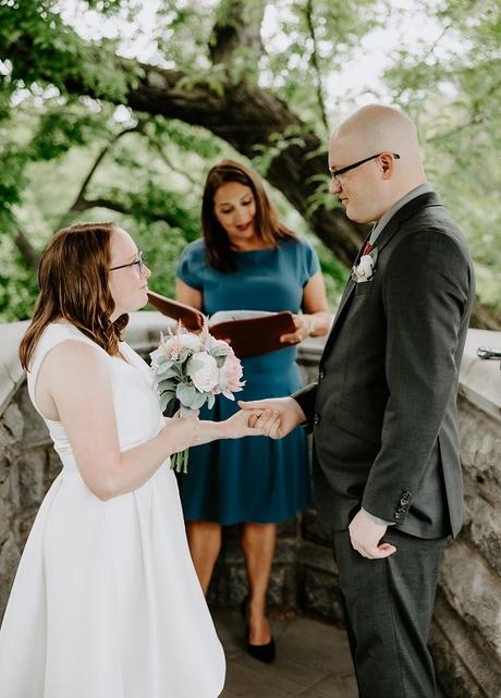 Katie and Nick’s Elopement Wedding on Belvedere Castle Terrace