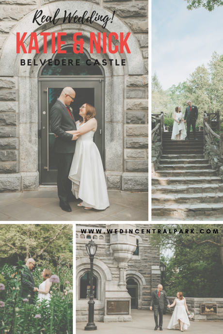 Katie and Nick’s Elopement Wedding on Belvedere Castle Terrace