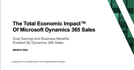 The Total Economic Impact of Microsoft Dynamics 365 Sales