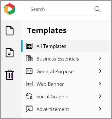 Hundreds of pre designed templates