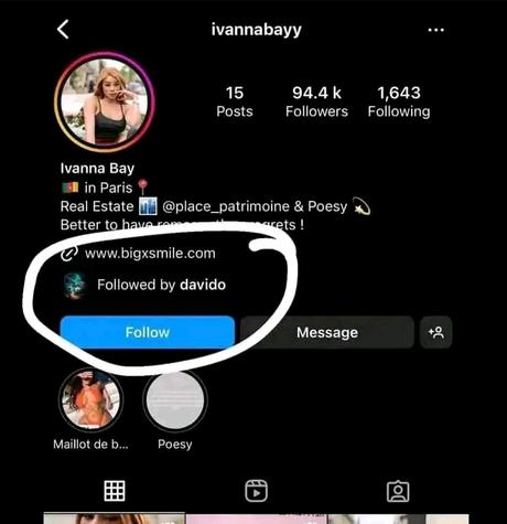 Who is Ivanna Bay? French Lady Accuses Davido of Impregnating her