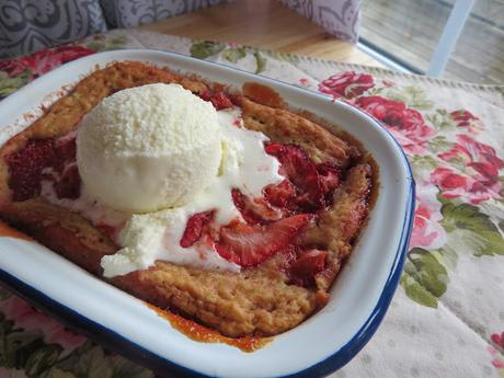 Strawberry Spoon Cake