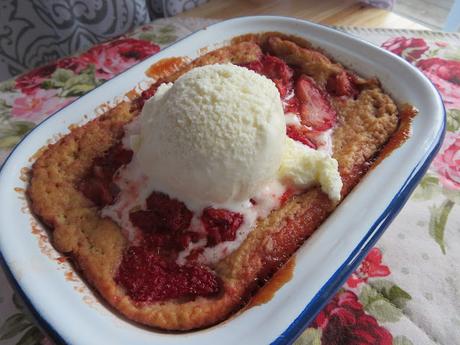 Strawberry Spoon Cake