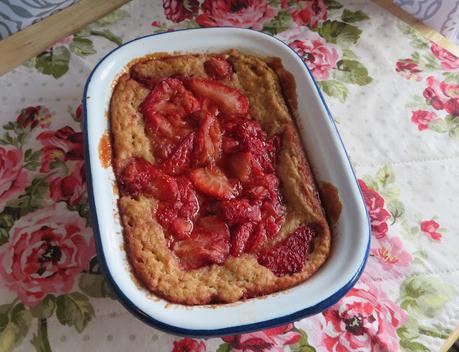 Strawberry Spoon Cake