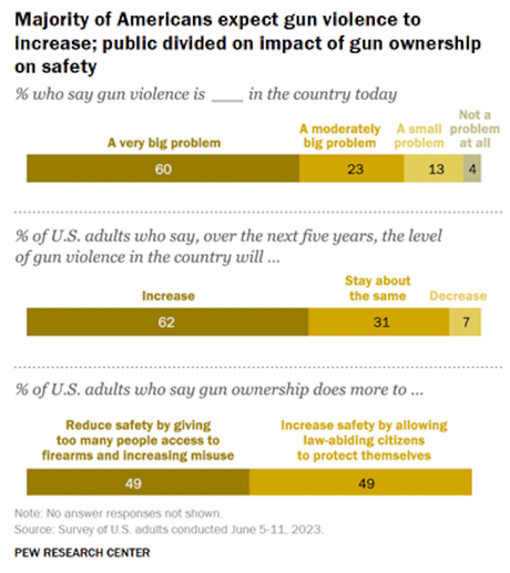 People Expect Gun Violence To Increase - Want Stricter Laws