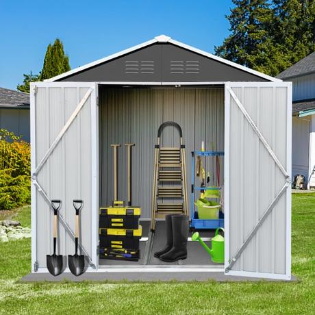 Ideal storage solution for small gardens or areas w/ limited space!