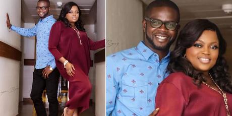 Netizens Reacts As Actress Funke Akindele And Her Ex-Husband, JJC Skillz Reconciles