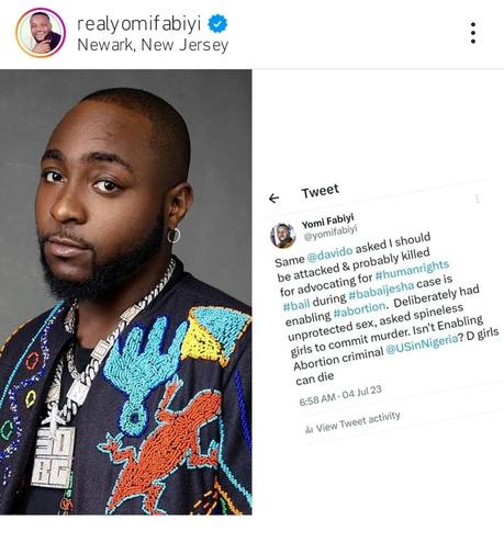 Yomi Fabiyi: Davido Is A Disgrace For Secretly Demanding Killing Of Innocent Children