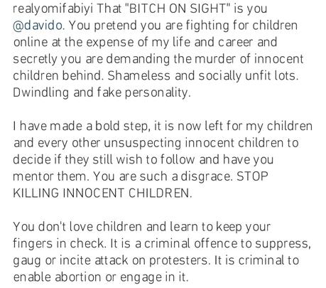 Yomi Fabiyi: Davido Is A Disgrace For Secretly Demanding Killing Of Innocent Children