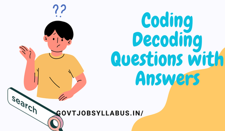 Coding Decoding Questions with Answers