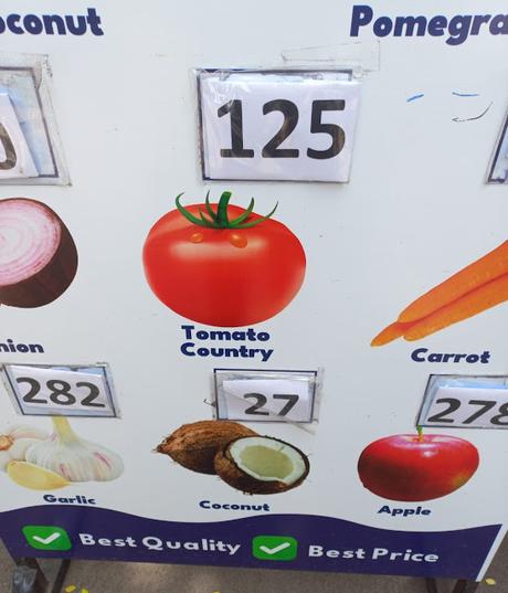 worrying Tomato price !!  - Eyes  could be deceptive !!