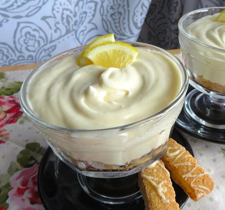 Lemon Cheesecake Mousse (for two)