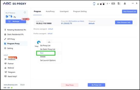 ABCProxy Review ABCProxy Run Method