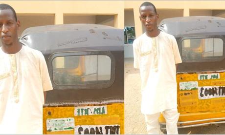 Police Arrests Man For Allegedly Steals Keke Napep From Mosque During Prayers