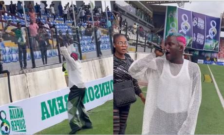 Naija Super 8: Portable Delivers ‘Wahala’ Performance At Ongoing Tournament In Lagos (Video)