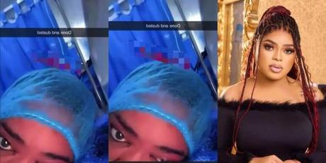 “Done And Dusted” – Nigerian Crossdresser, Bobrisky Successfully Undergoes Another BBL Surgery [Video]