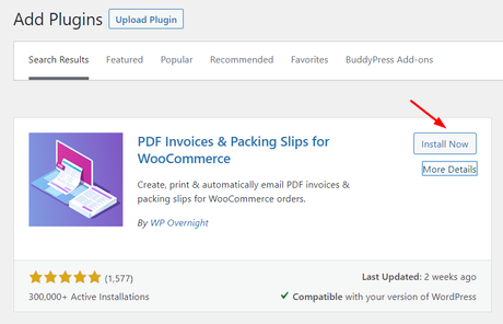 Send Invoices in WooCommerce