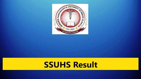 SSUHS CEE Result 2023  Check DPharm & BPharm Entrance Exam Result