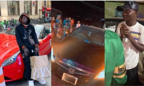 Young Duu: Netizens Reacts As Portable Gifts Fairly Used Car to His New Artiste (Video)