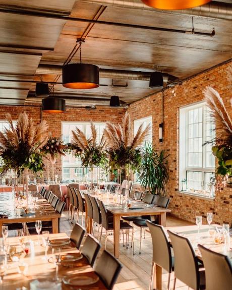 best wedding venues in chicago table setting in the bohemian style