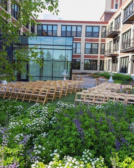 best wedding venues in chicago wooden chairs for guests wedding ceremony