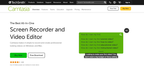 Screen Recording Camtasia