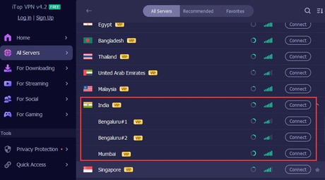 Best VPN with Free Indian Servers