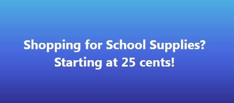 Shopping for school supplies?
