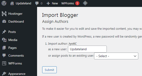 switching from blogger to wordpress