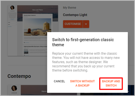 switching from blogger to wordpress
