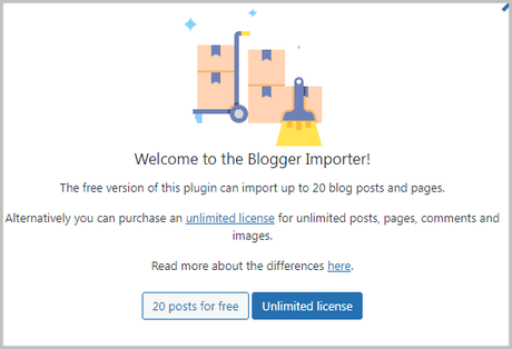  import blogger to wordpress