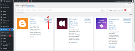 switching from blogger to wordpress