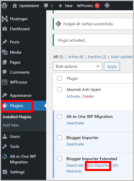 switching from blogger to wordpress