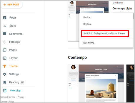 switching from blogger to wordpress