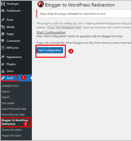 import blogger to wordpress,