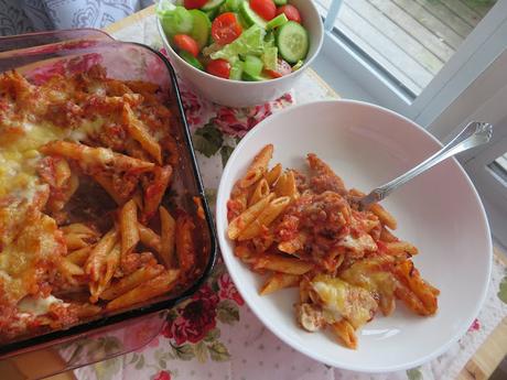 Easy Baked Penne with Sausage