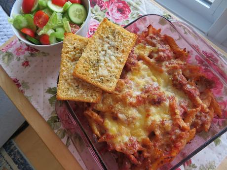 Easy Baked Penne with Sausage