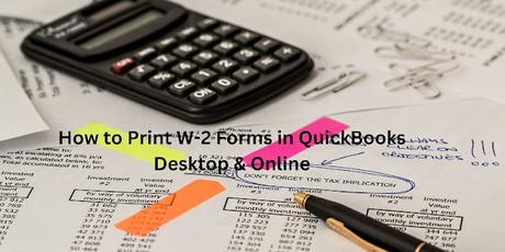 Create and Print W2 Forms in QuickBooks