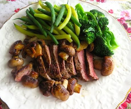 Pan Seared Steak with Garlic Butter