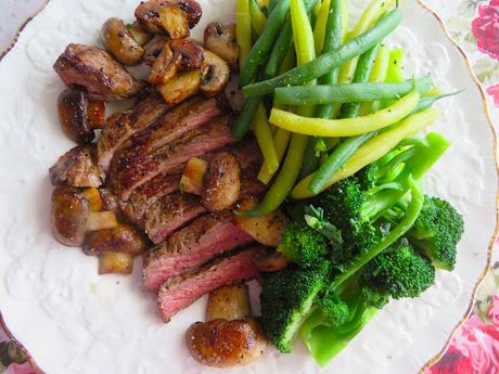 Pan Seared Steak with Garlic Butter