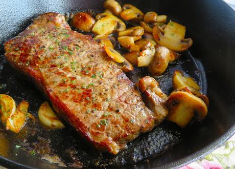 Pan Seared Steak with Garlic Butter