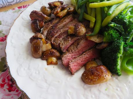 Pan Seared Steak with Garlic Butter