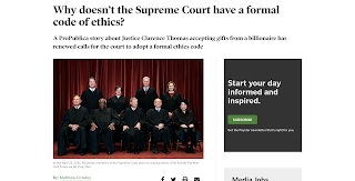 Supreme Court needs to follow the same ethics rules as other judges (It's bipartisan)