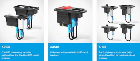 E-T-A Power Entry Modules with Integral Circuit Breakers