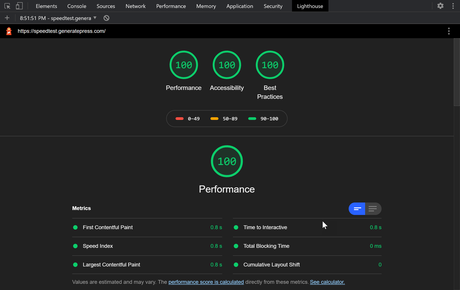 GeneratePress - Faster Loading